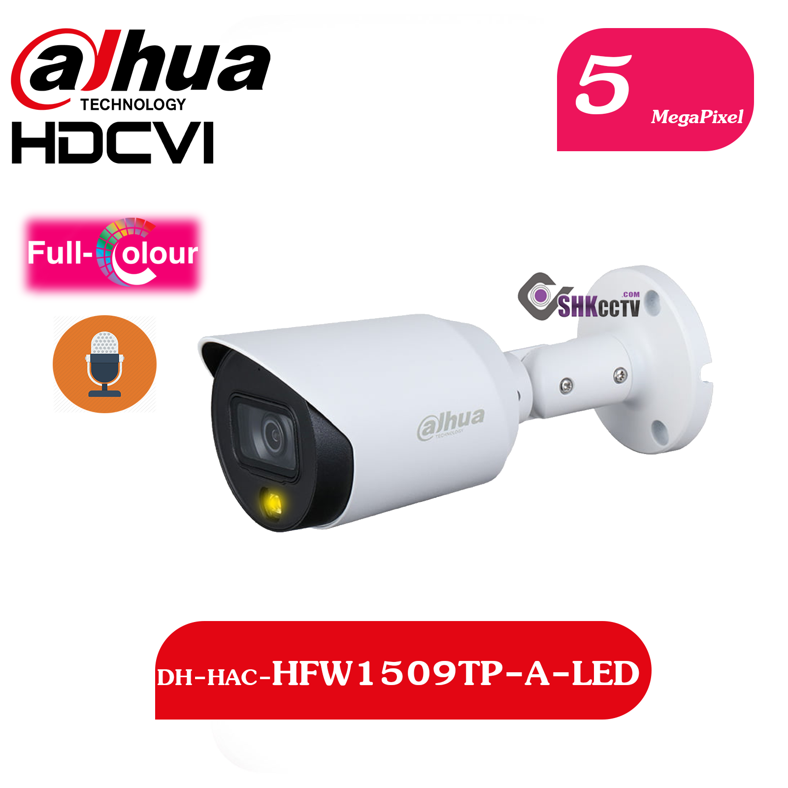 دوربین بالت داهوا مدل HFW1509TP-A-LED