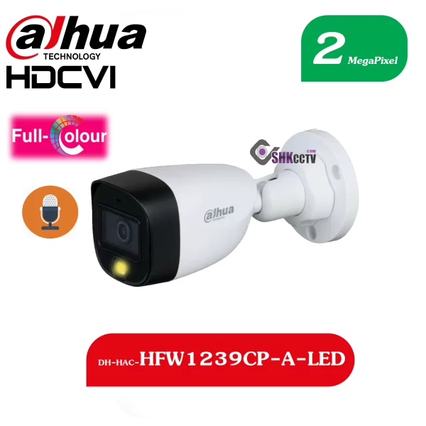 دوربین DH-HAC-HFW1239cp-a-LED بالت 2 مگاپیکسل برند داهوا