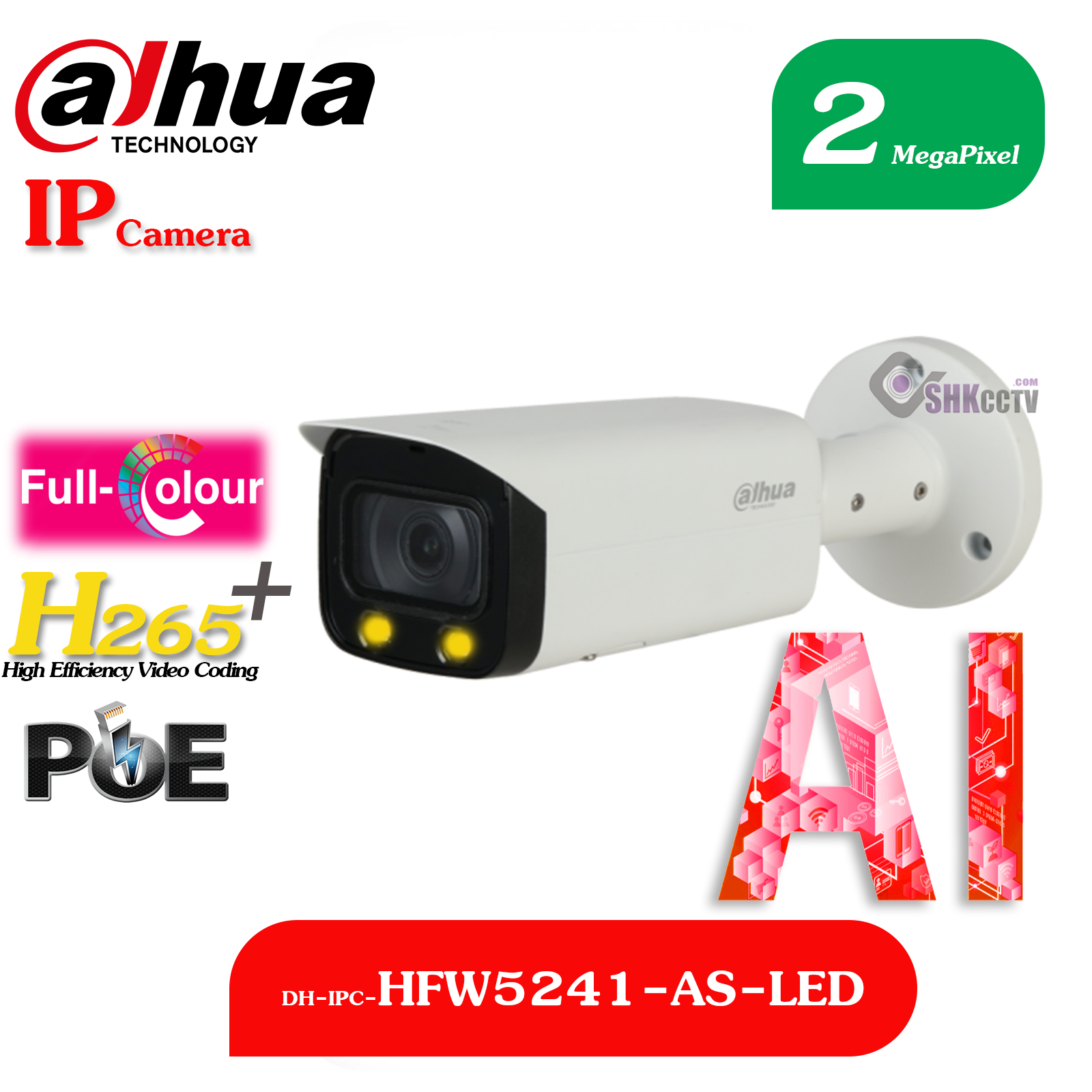 DH-IPC-HFW5241-AS-LED DAHUA داهوا
