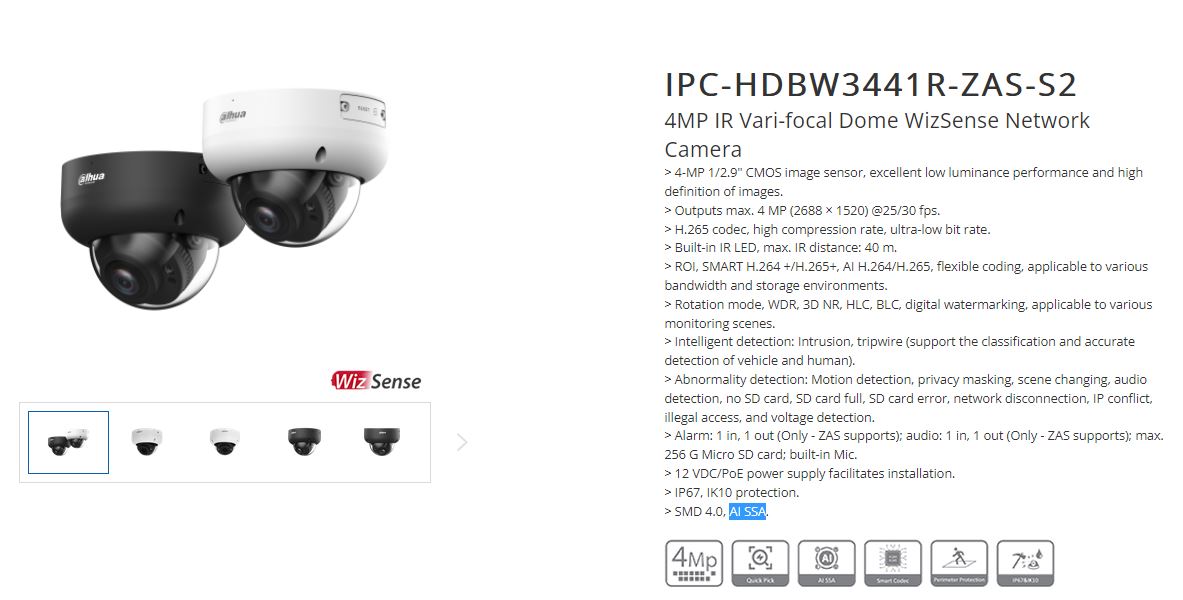 دوربین DH-IPC-HDBW3441R-ZAS-S2 داهوا