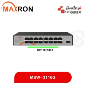 سوئیچ شبکه برند مکسرون مدل MSW-3116G